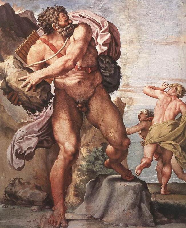 CARRACCI, Annibale The Cyclops Polyphemus dfg France oil painting art